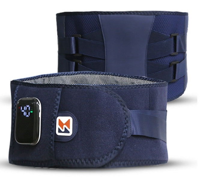 Wireless Waist Instrument Charging Heating Steel Plate Support Massager